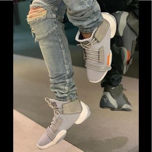 giuseppe zanotti NIB croc & mesh hightops